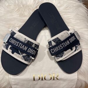 Dior Navy Evolution Slide